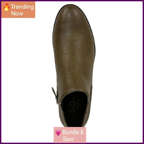 Women's Chelsea Boots Ankle Booties 1 Inch Heel Elastic Goring - Picture 6 of 8